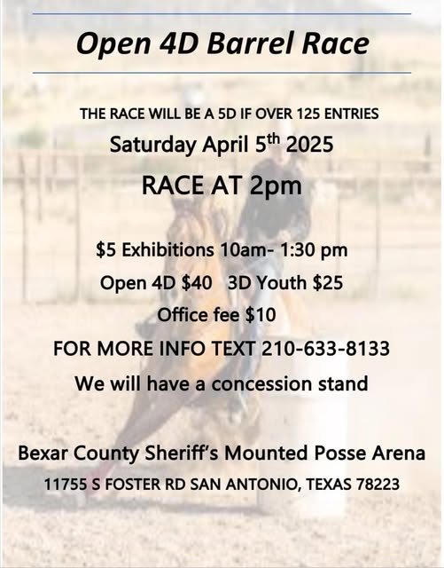 Open Barrel Race