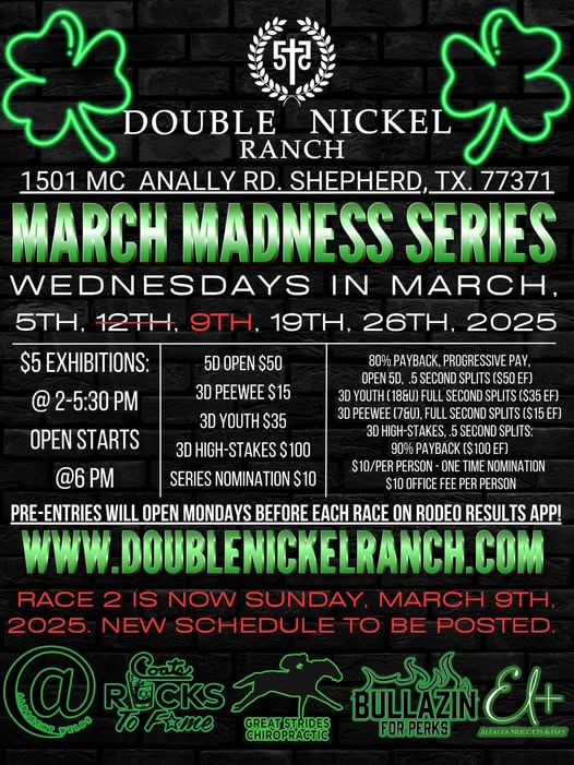 March Madness Moved from 3/12 to 3/9
