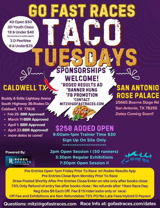 Go Fast Taco Tuesdays