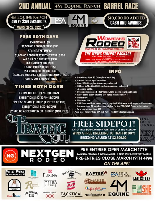 2nd Annual 4M Equine Barrel Race