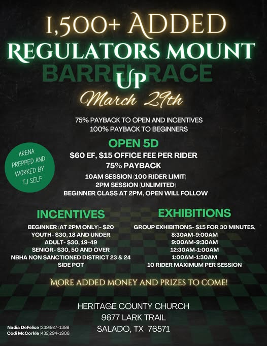 Regulators Mount Up