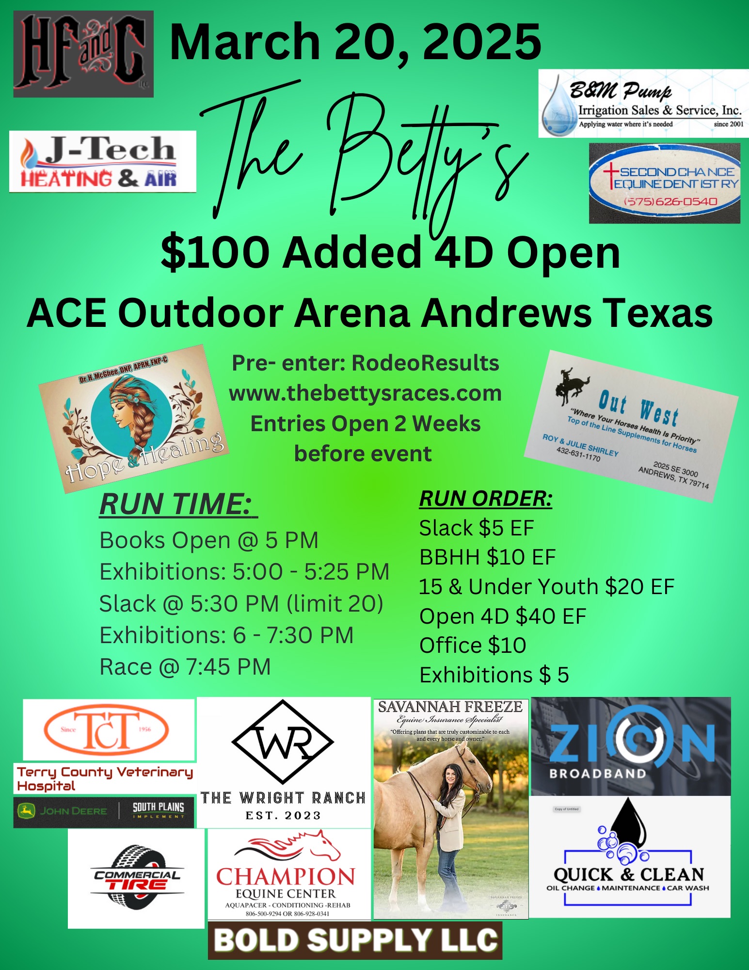 The Betty's Open 4D
