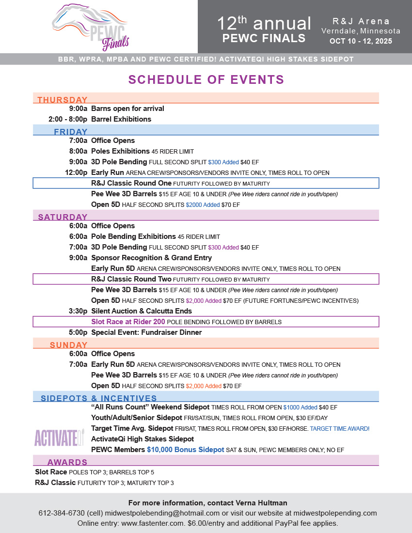 12th Annual PEWC Finals
