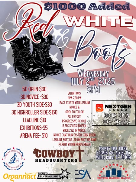 Red White & Boots