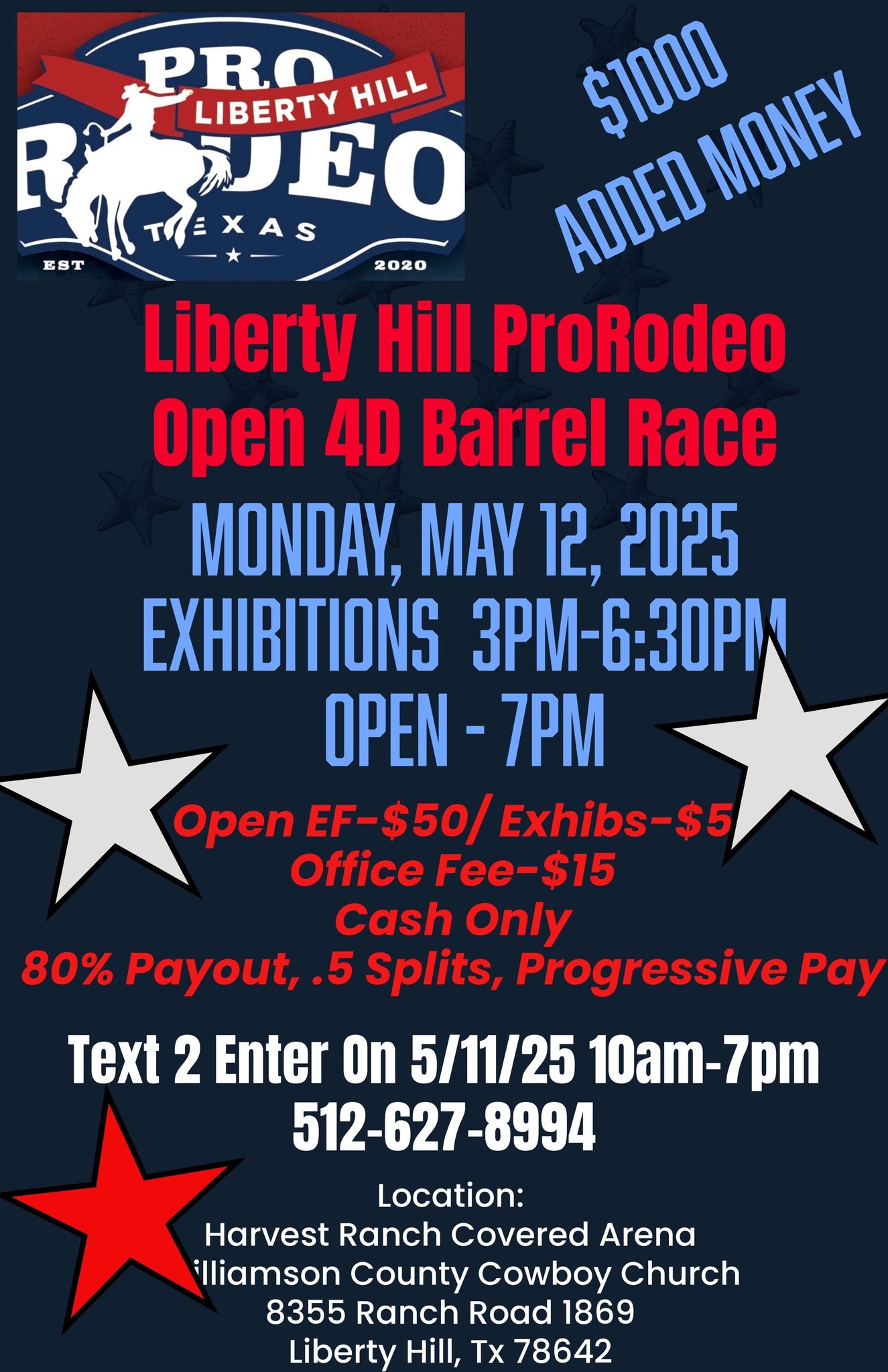 Liberty Hill ProRodeo Open 4D
