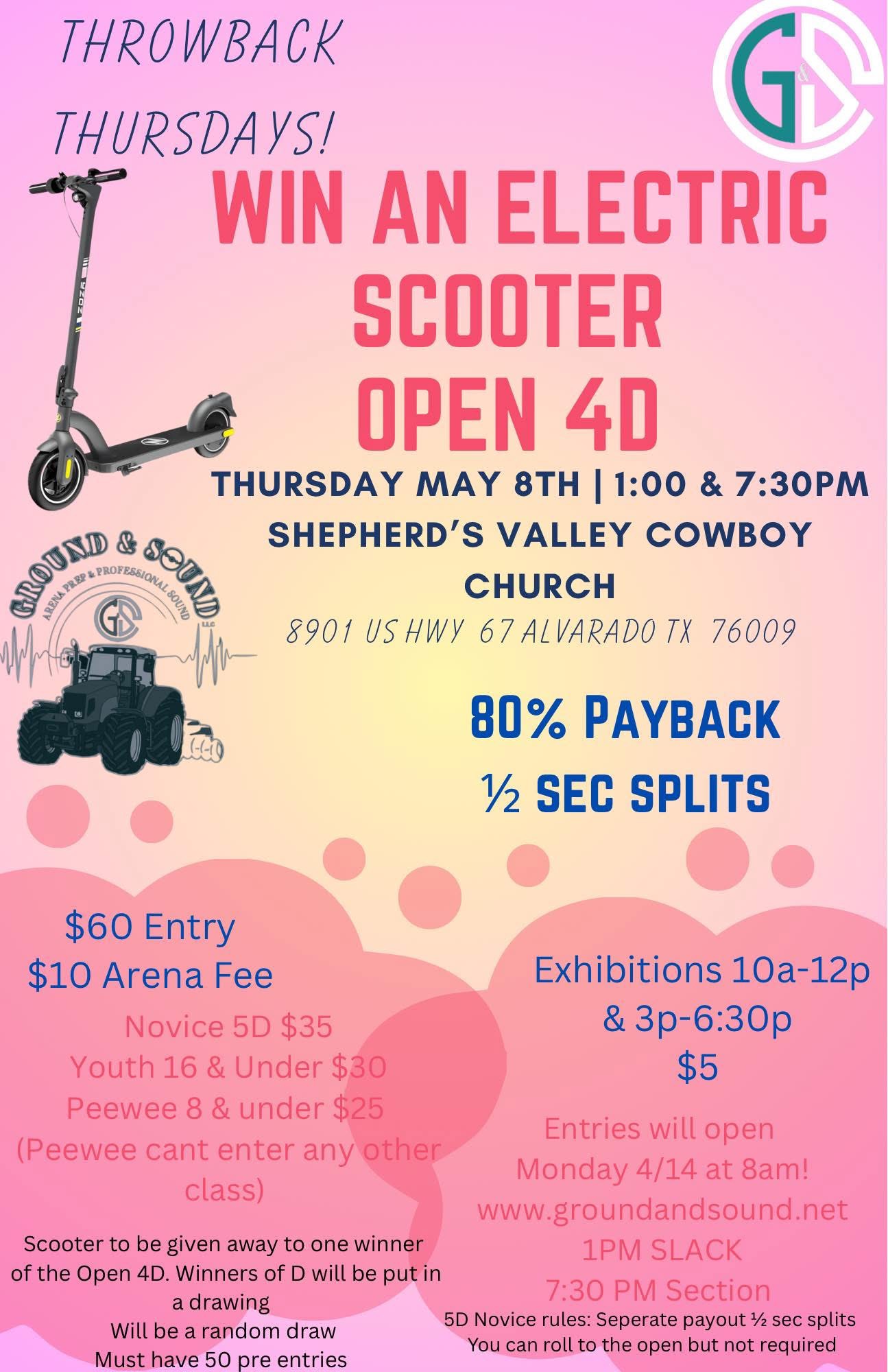 Throwback Thursdays! Win A Scooter Open 4D