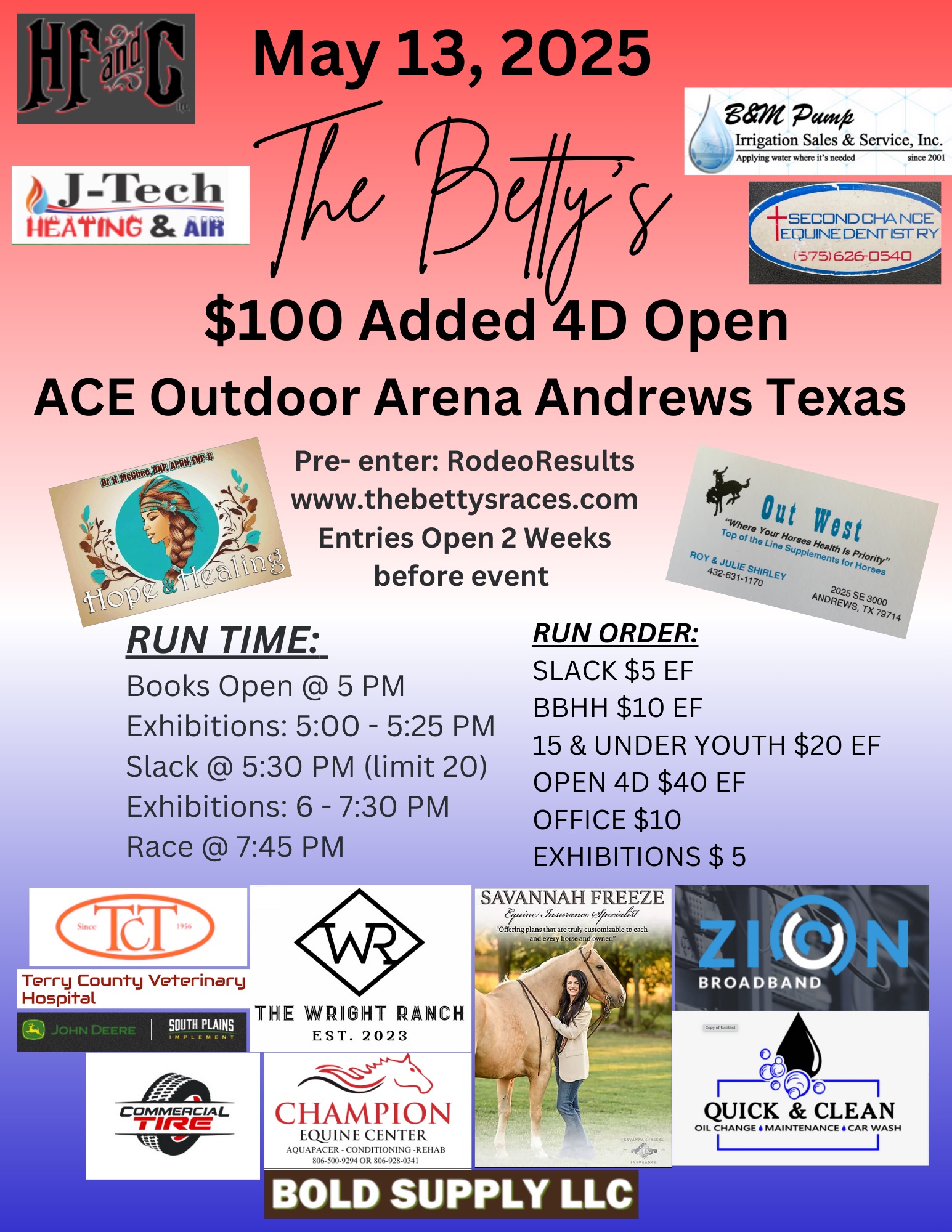 The Betty's Saddle Series Race