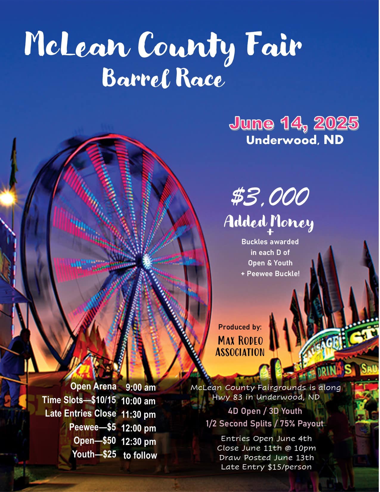 McClean County Fair Barrel Race