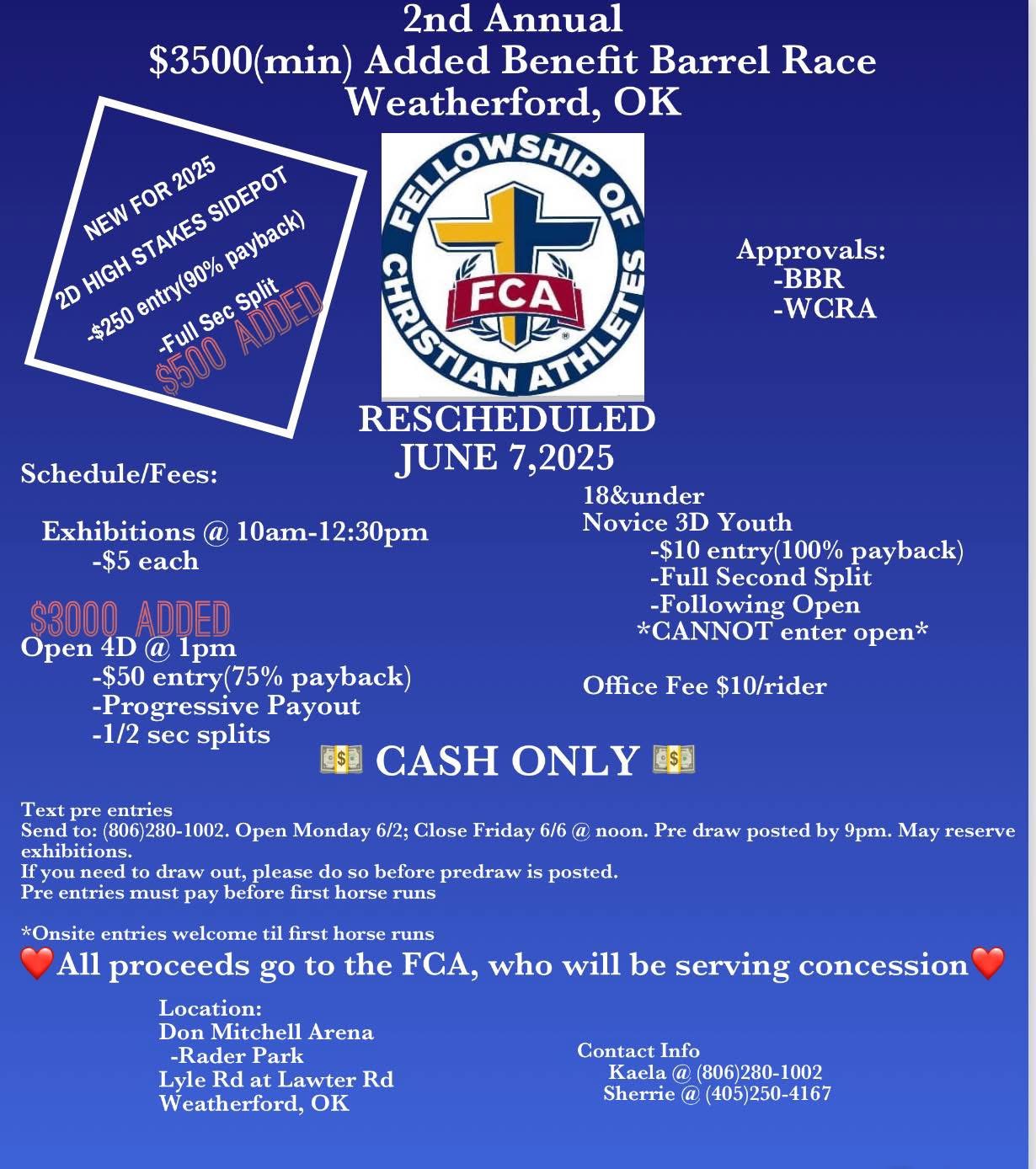 Fellowship of Christian Athletes Benefit