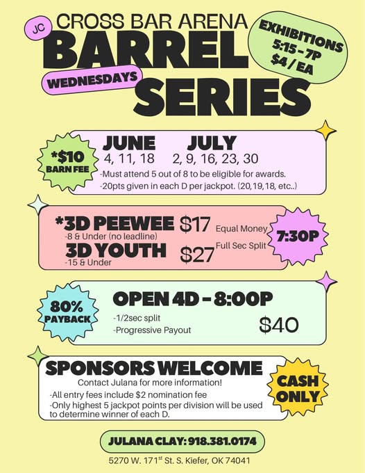 Wednesday Barrel Series