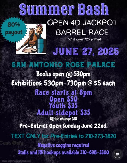Summer Bash Open 4D