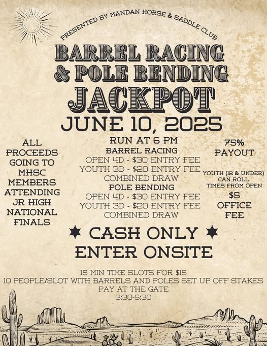 Barrel Racing & Pole Bending Jackpot