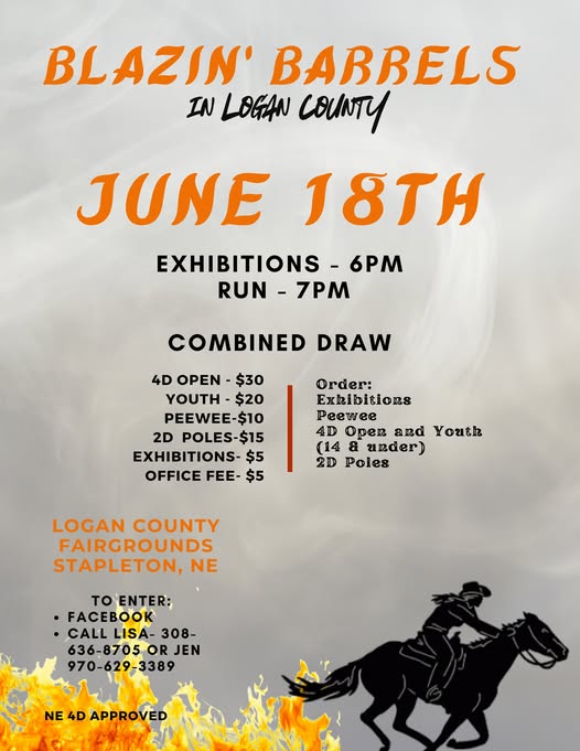 Blazin Barrels in Logan County
