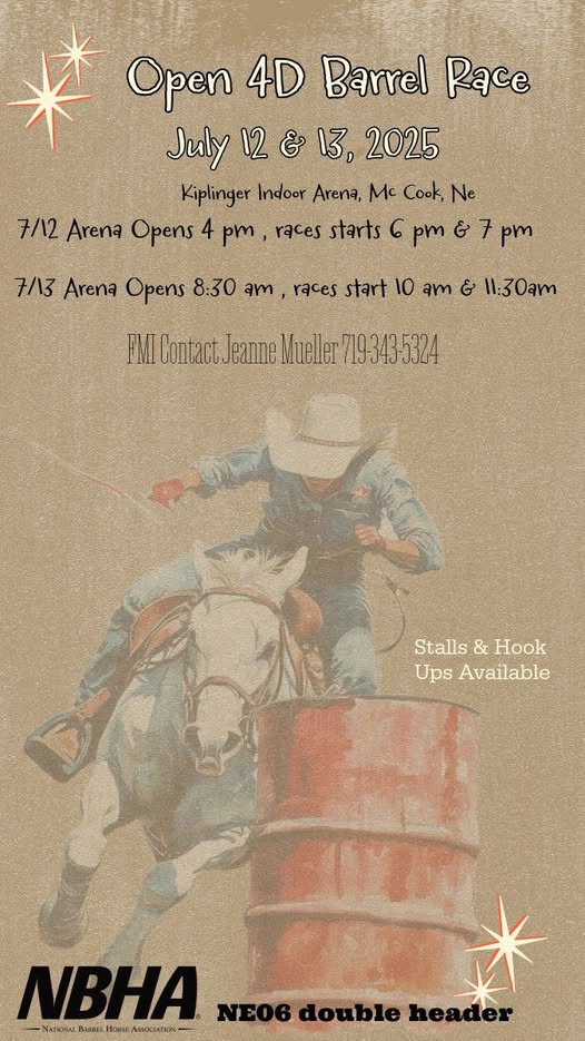 Open 4D Barrel Race