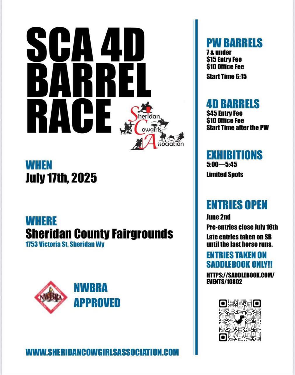 SCA 4D Barrel Race