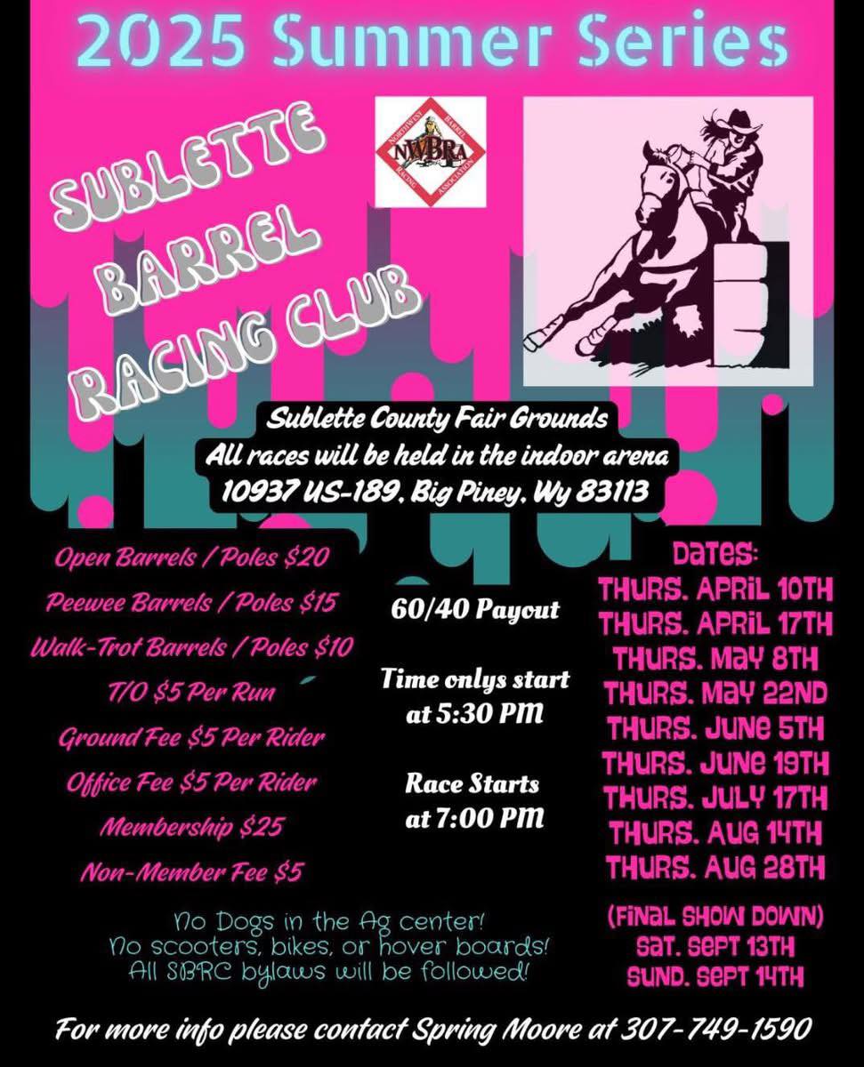 Sublette Barrel Racing Club