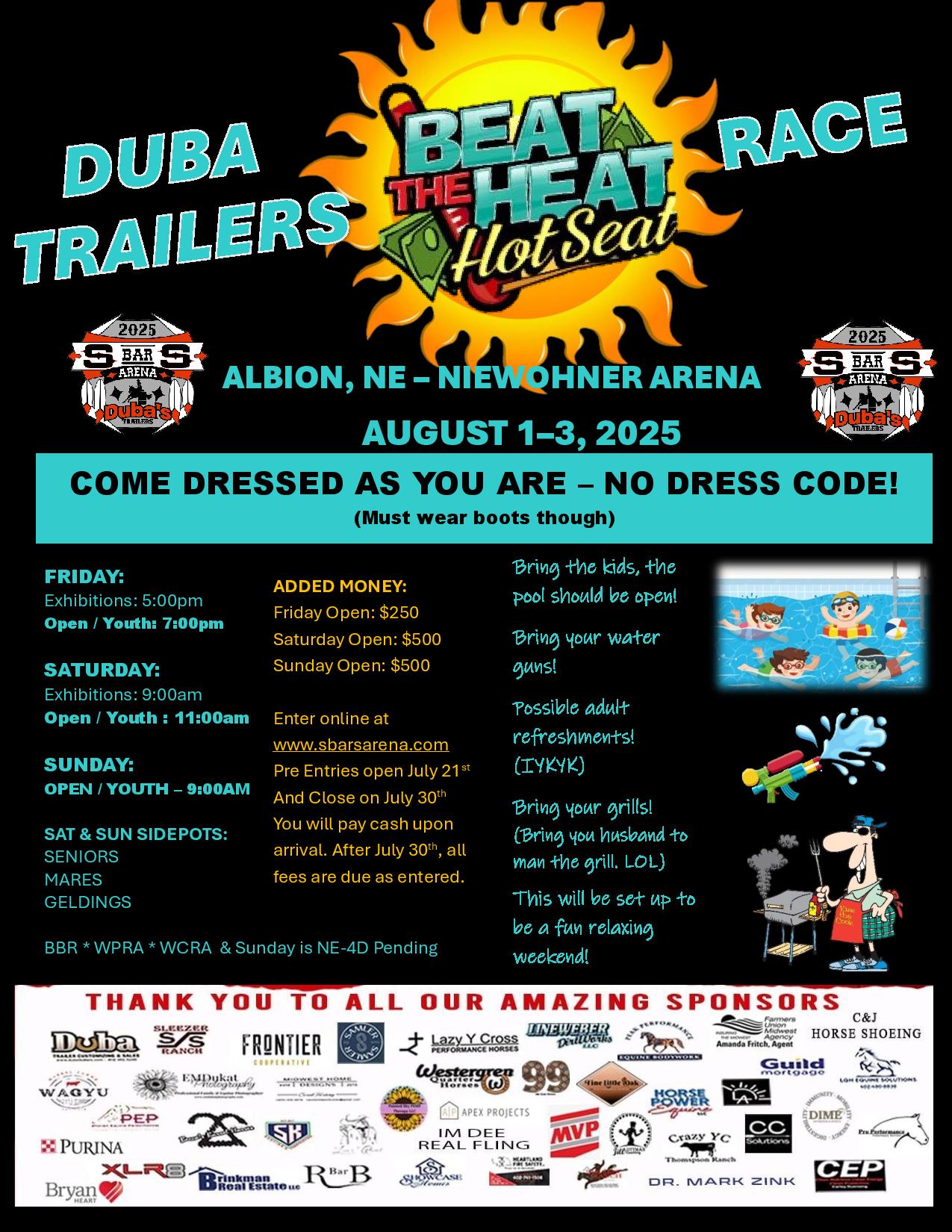 Flyer for Beat the Heat Hot Seat