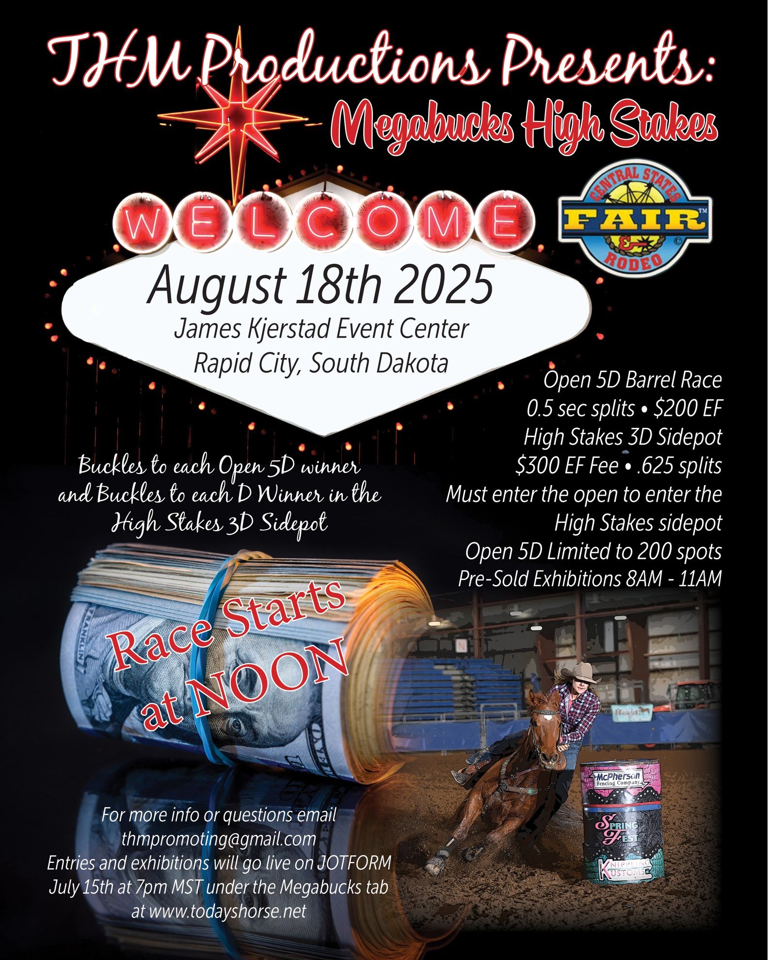 Flyer for THM Megabucks High Stakes