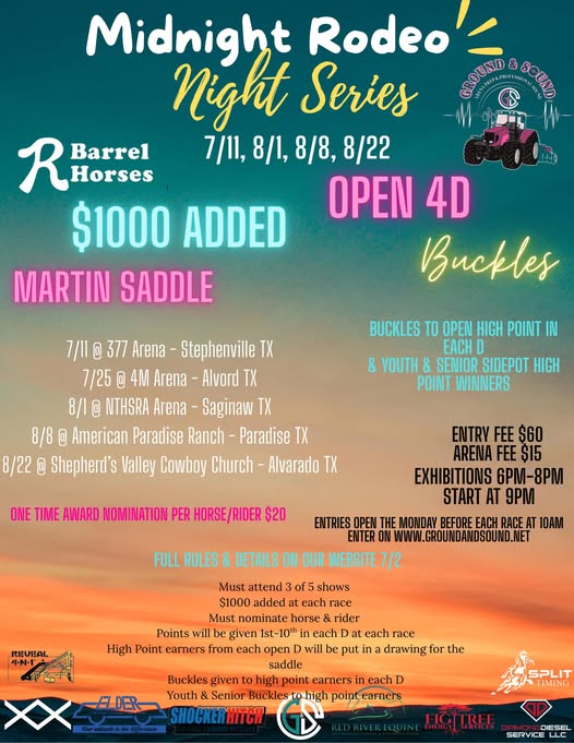 Midnight Rodeo Night Series