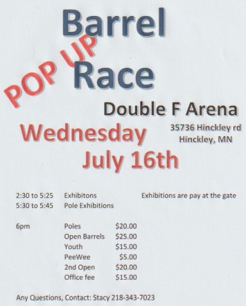 Flyer for Pop Up Race