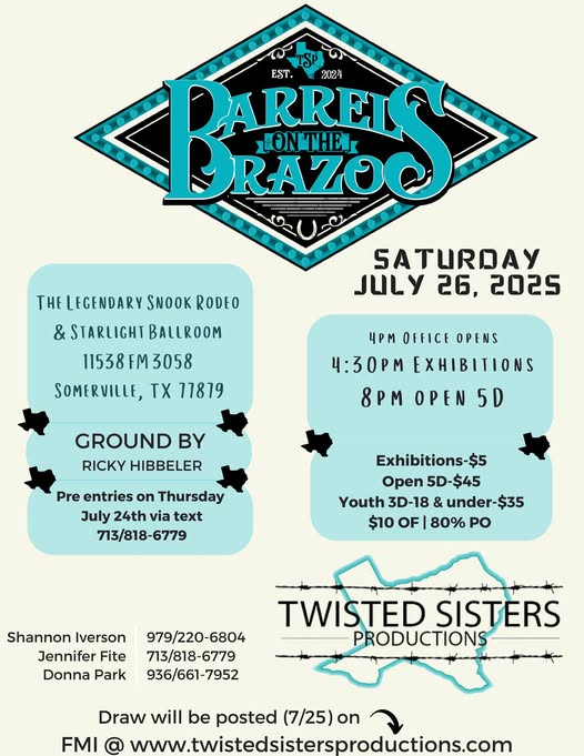 Flyer 1 for Barrels On The Brazo
