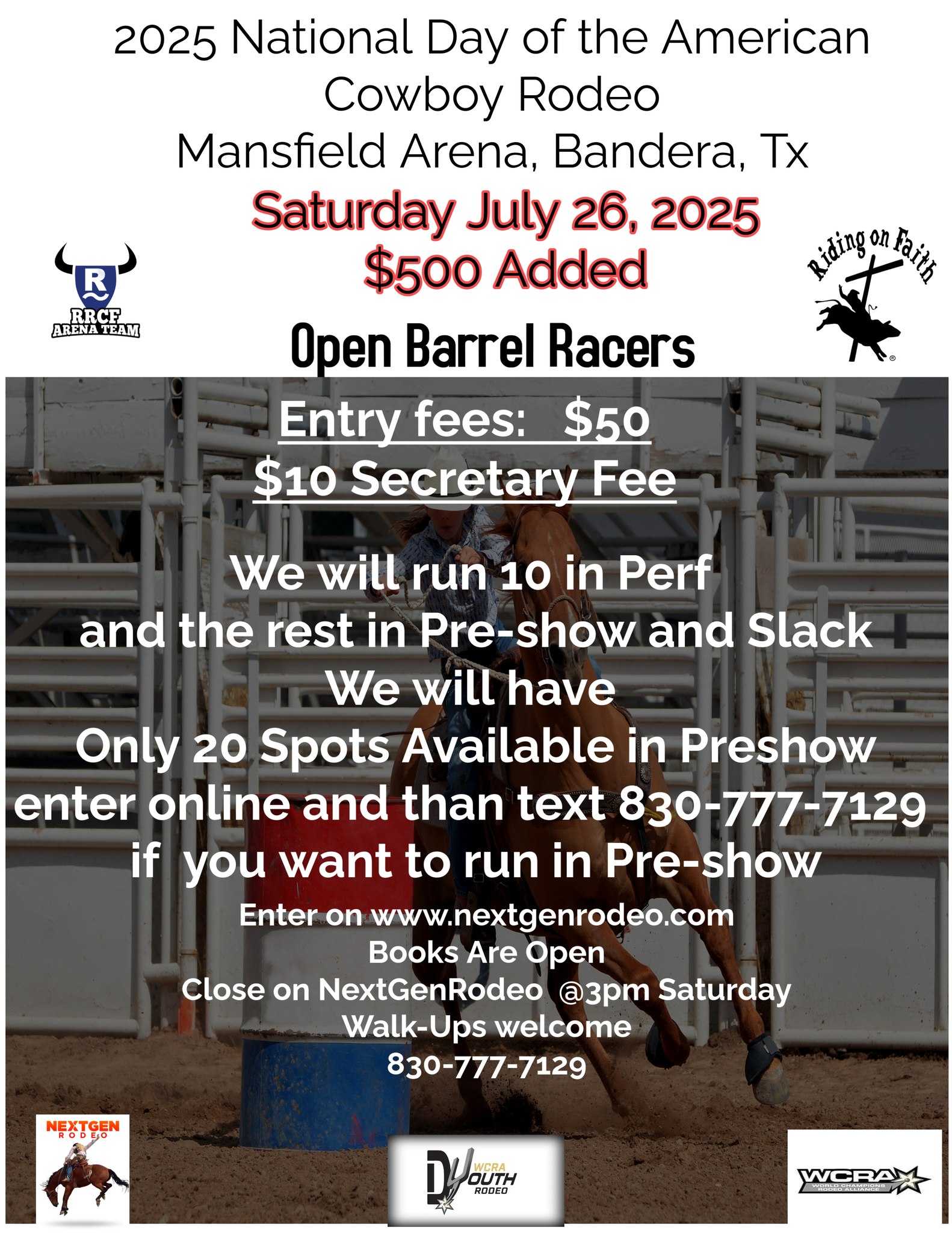 Flyer 1 for Open Rodeo