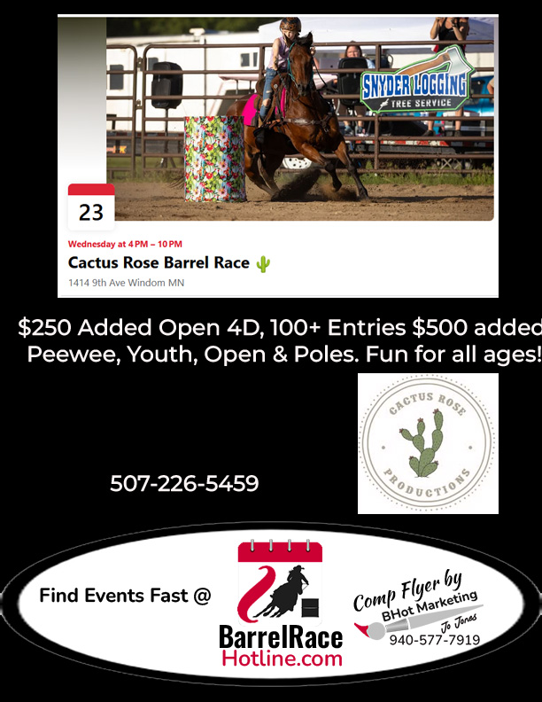 Flyer 1 for Cactus Rose Barrel Race