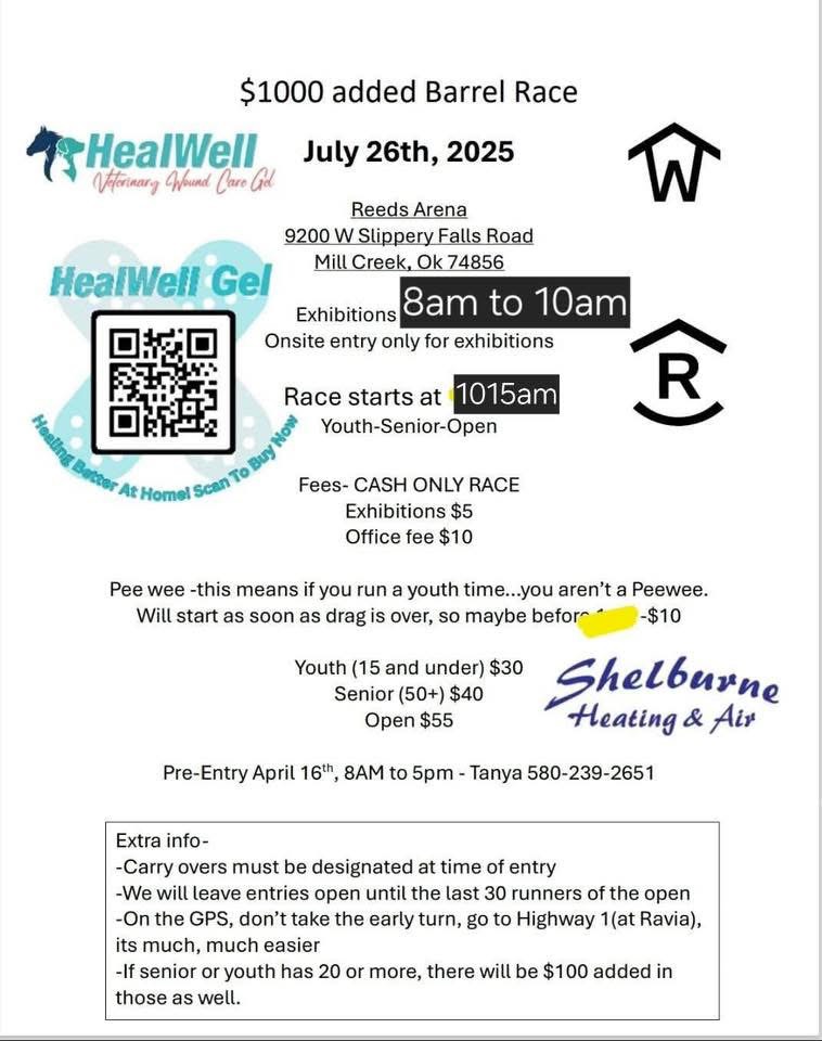 Flyer 1 for Open Barrel Race