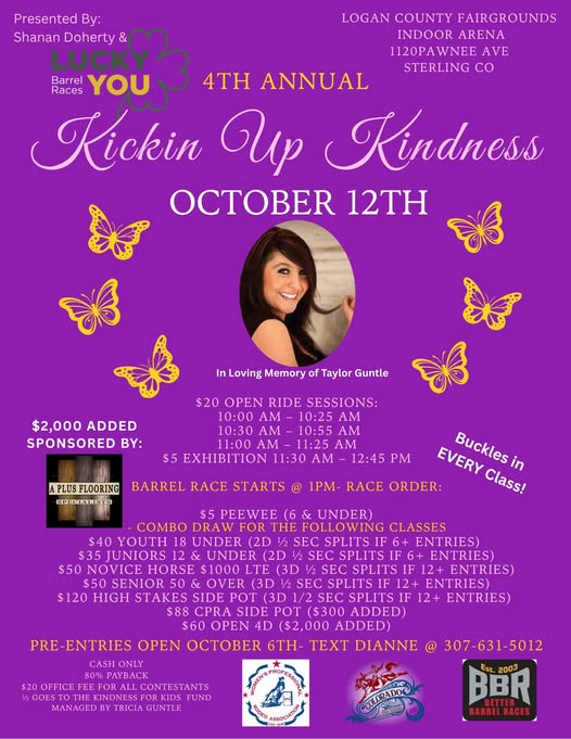 Flyer for Kickin' Up Kindess