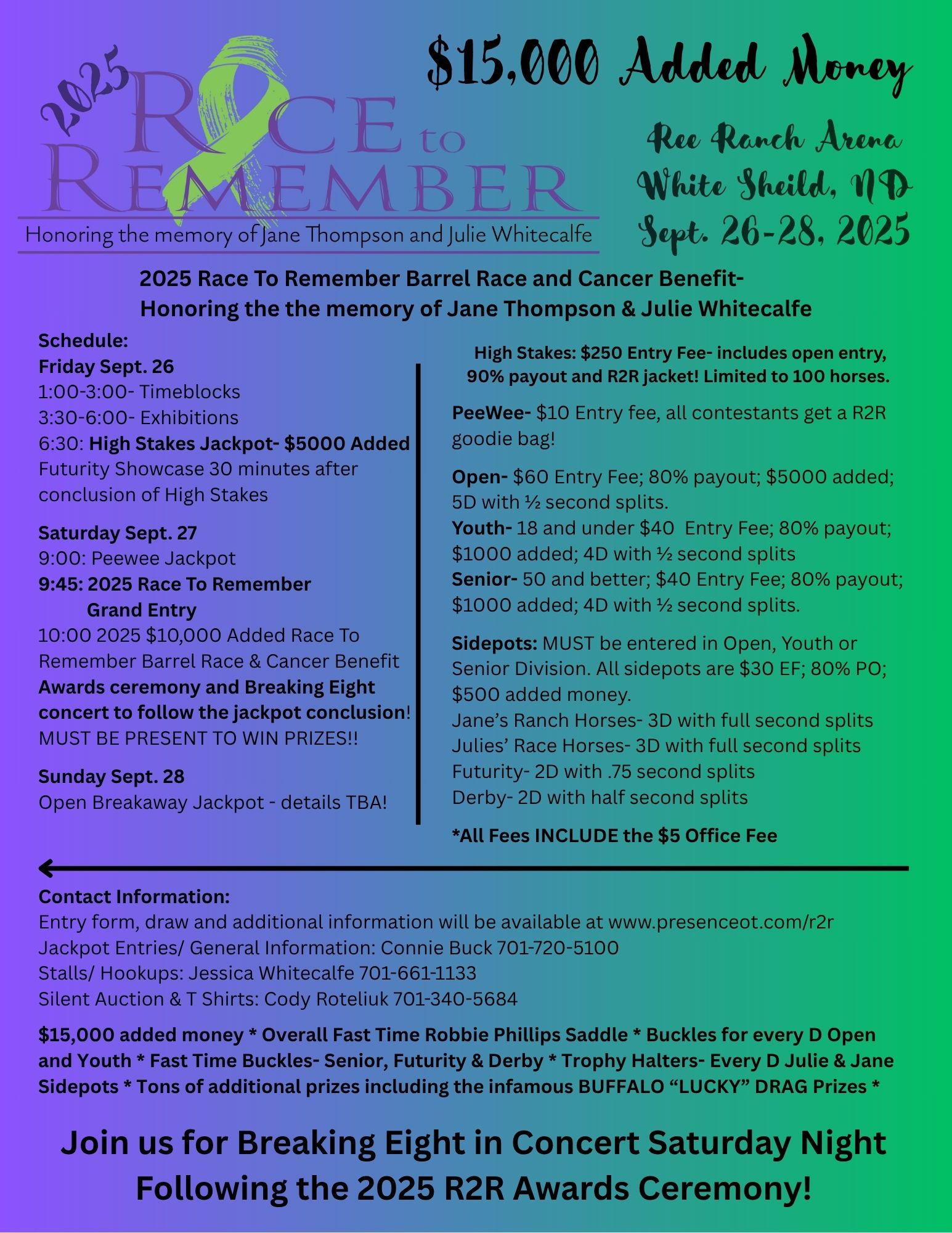 Flyer for Race to Remember