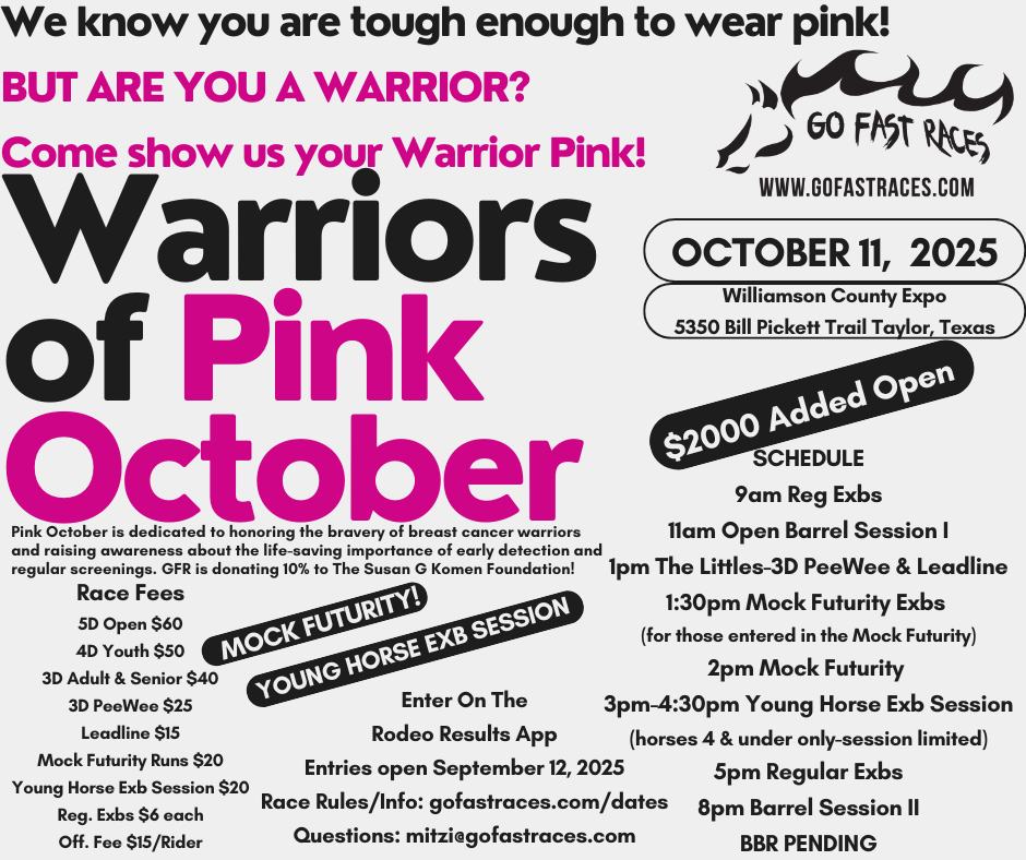 Warriors of Pink October