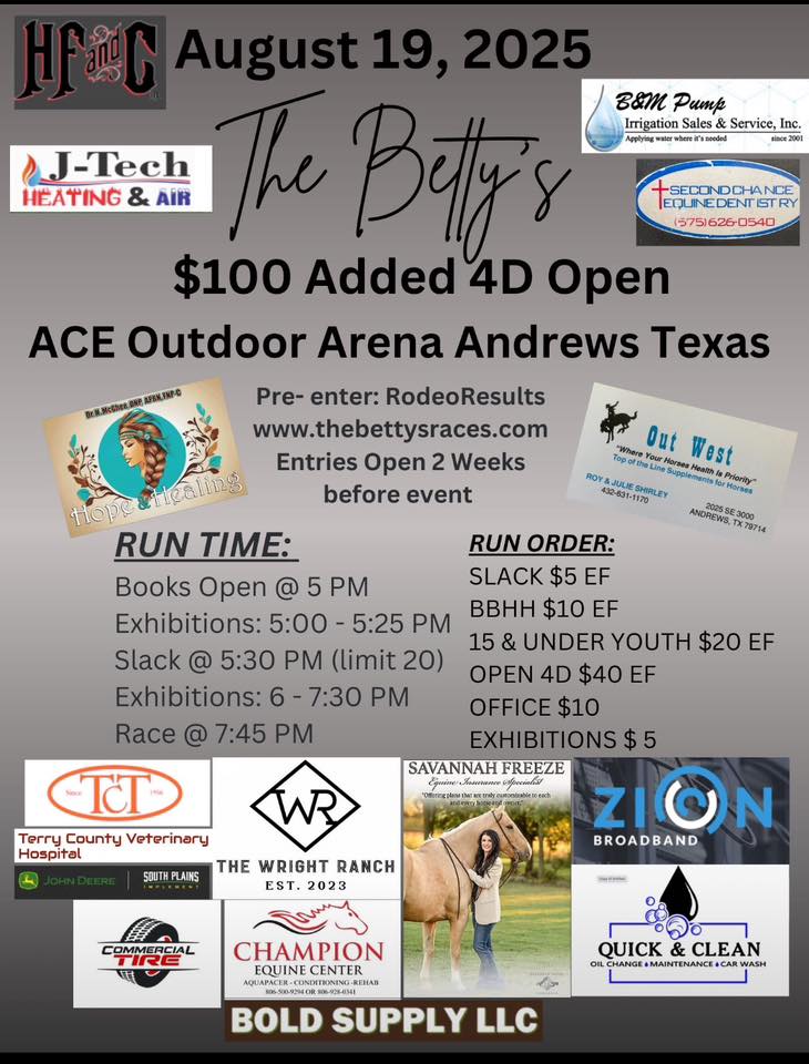 Flyer 1 for The Betty's
