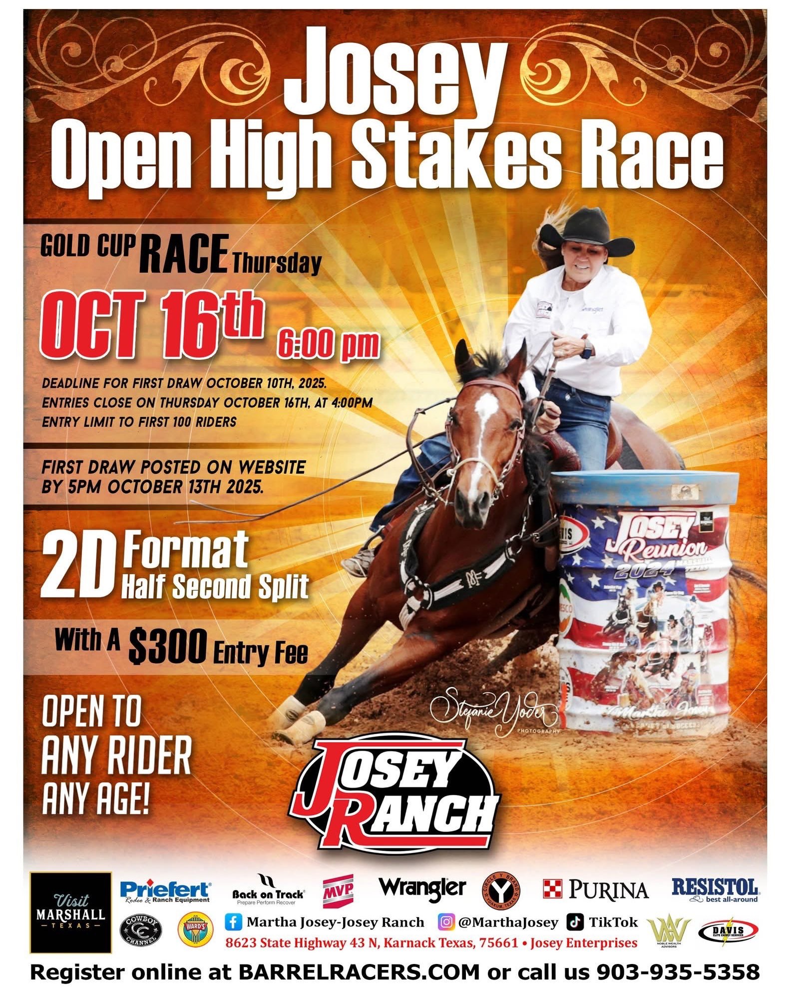 Josey Open Stakes Race