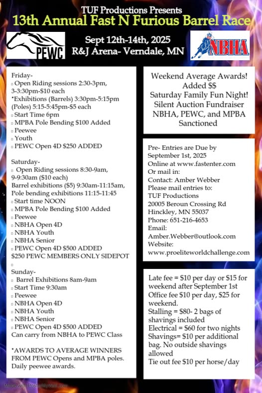 13th Annual Fast N Furious Barrel Race