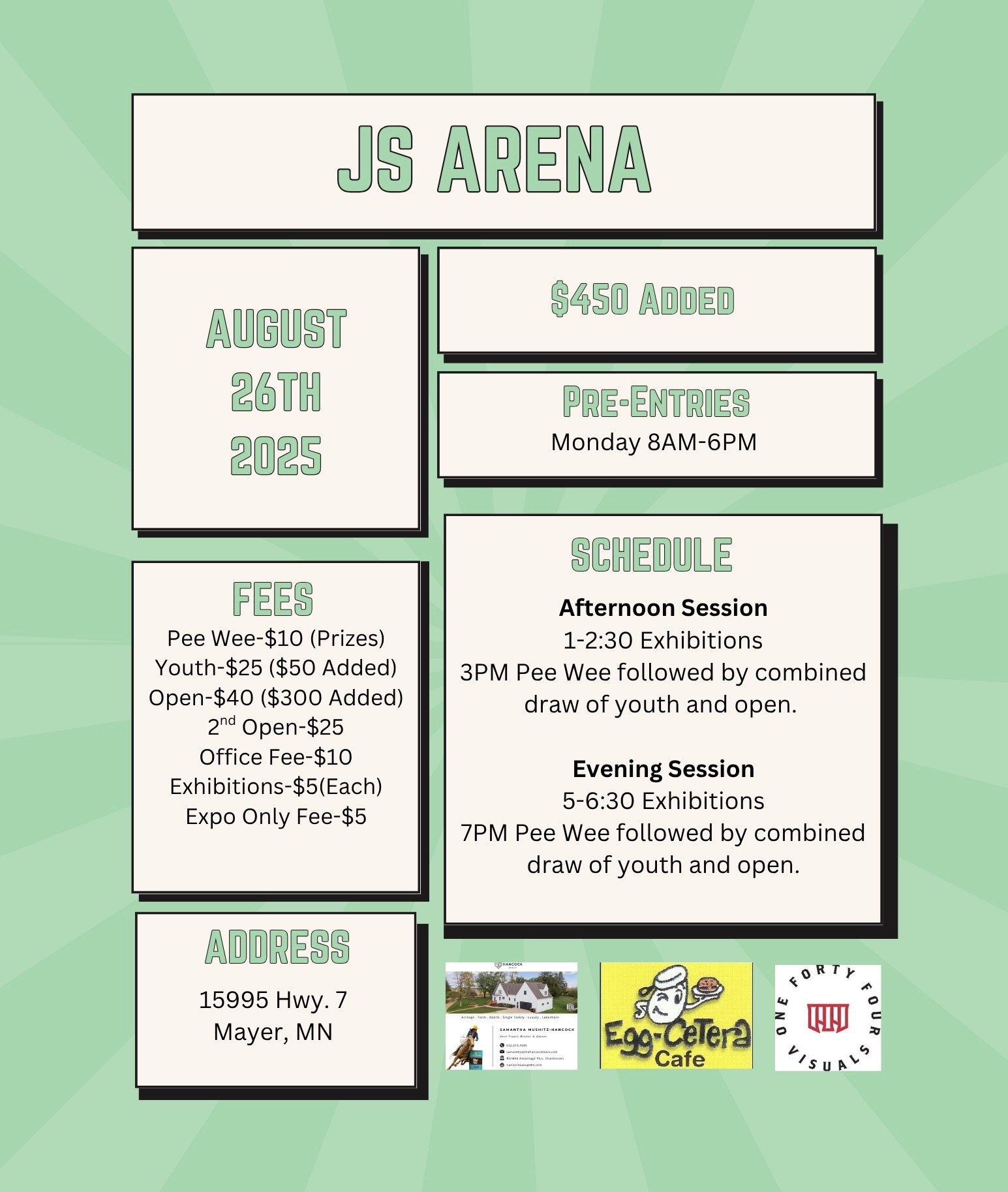 Flyer 1 for JS Arena