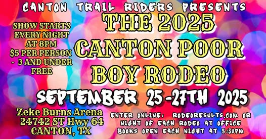 Canton Poor Boy Rodeo