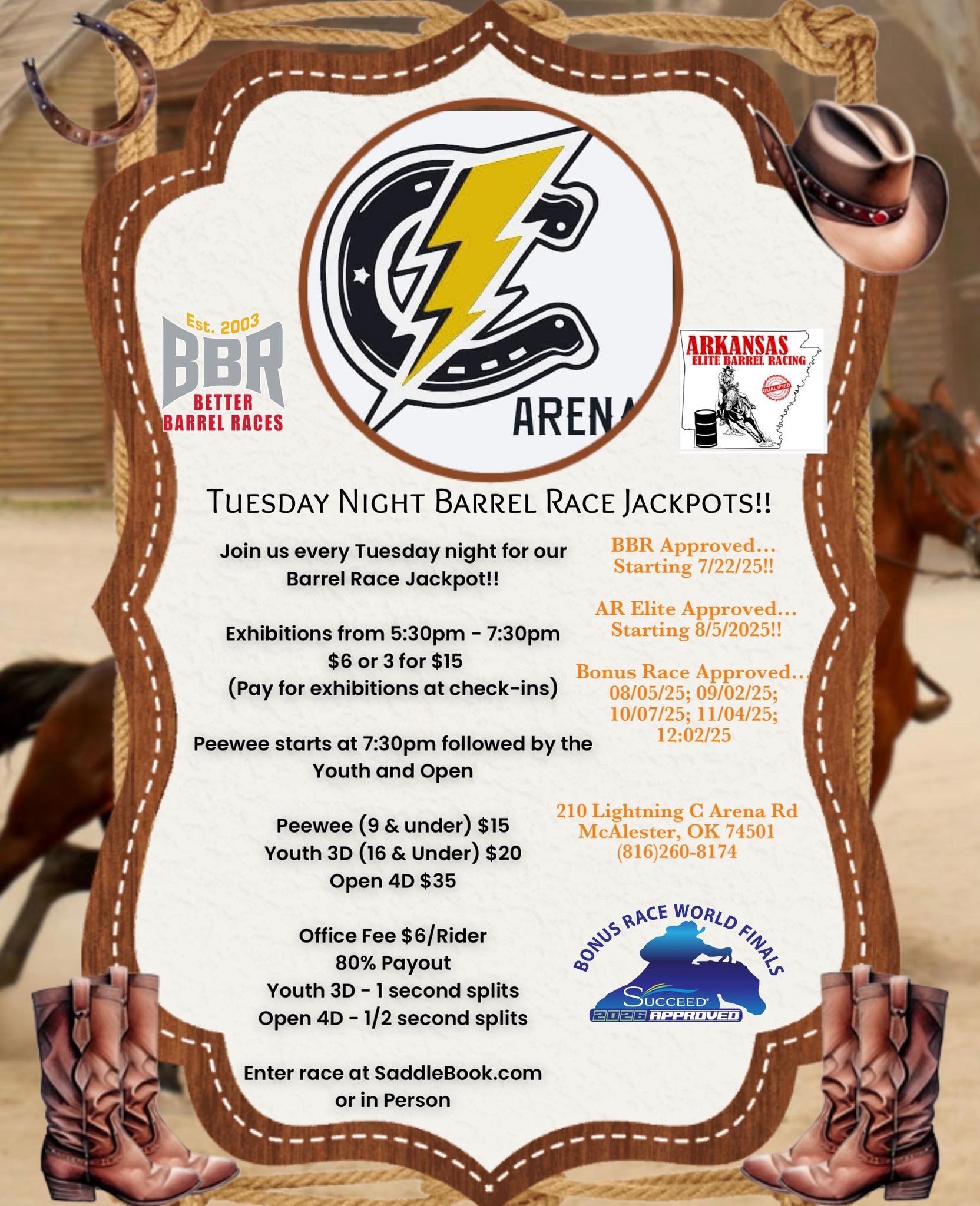 Tues Night Barrel Jackpots