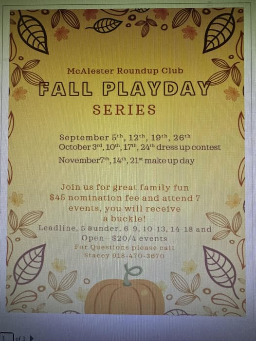 Fall Playday Series