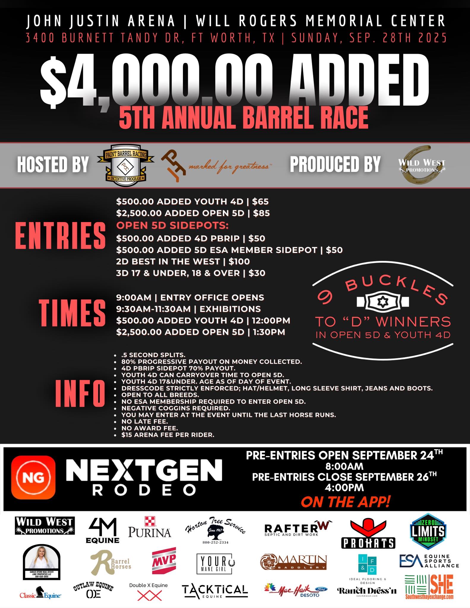 5th Annual Barrel Race