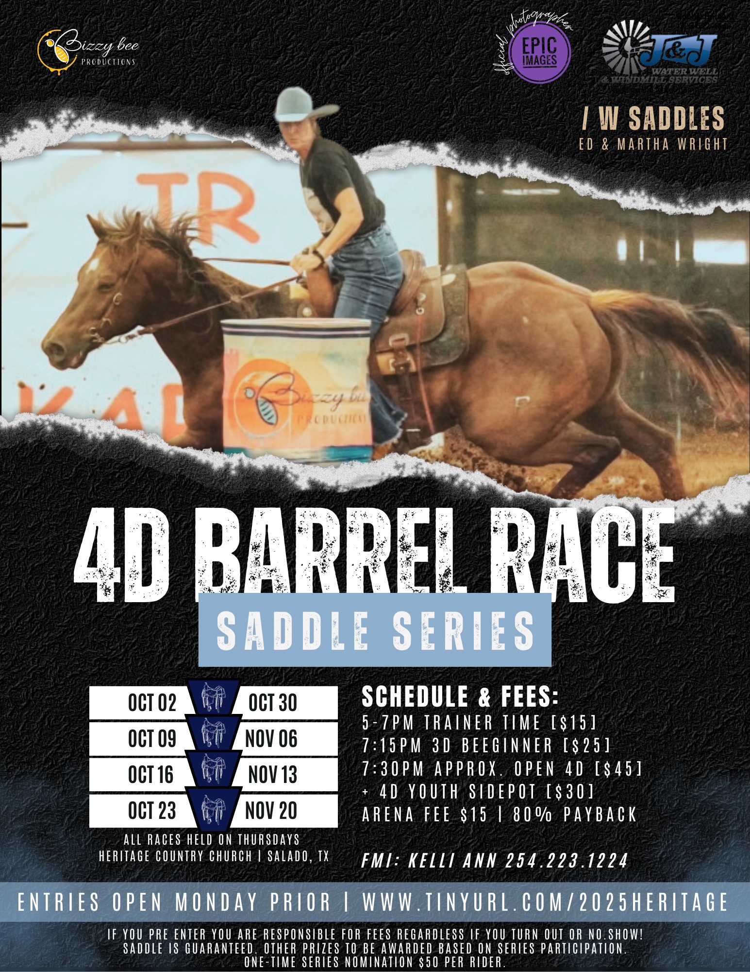 4D Barrel Race Saddle Series