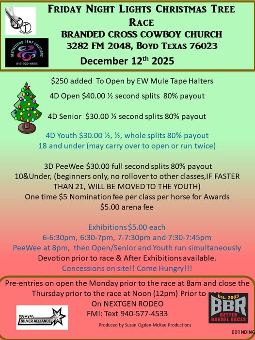 Fri Night Lights Christmas Tree Race