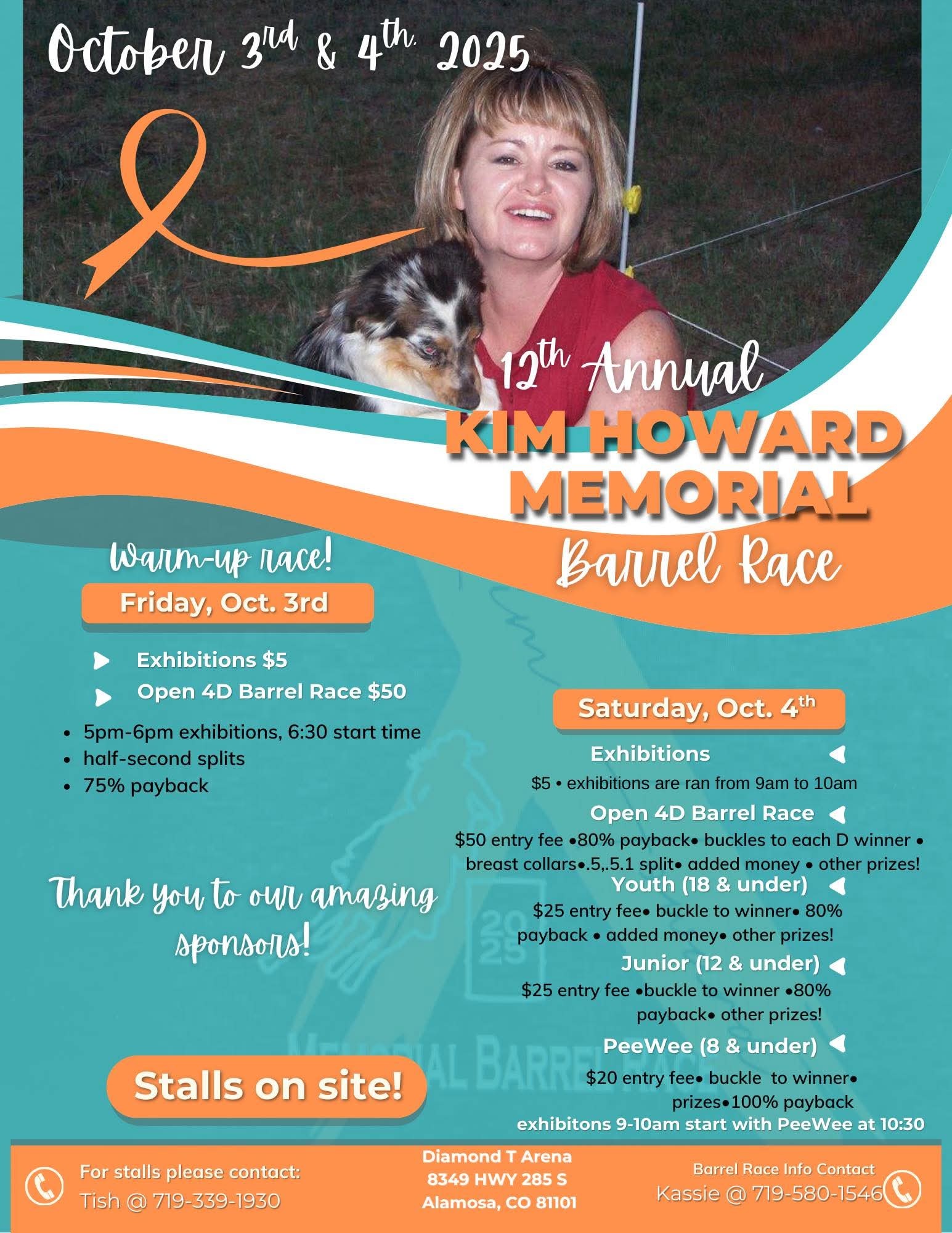 12th Annual Kim Howard Memorial Barrel Race