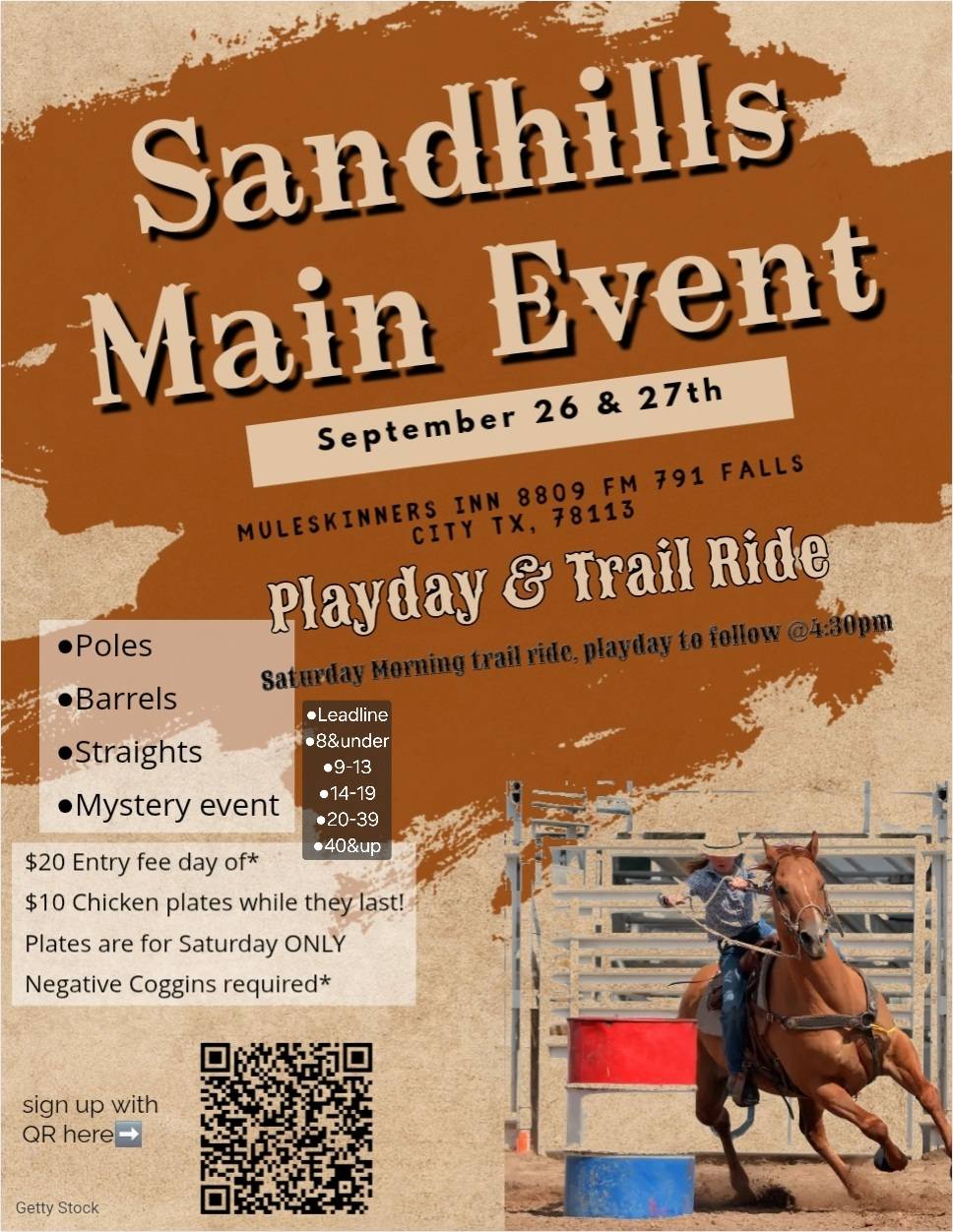Sandhills Playday and Trail Ride