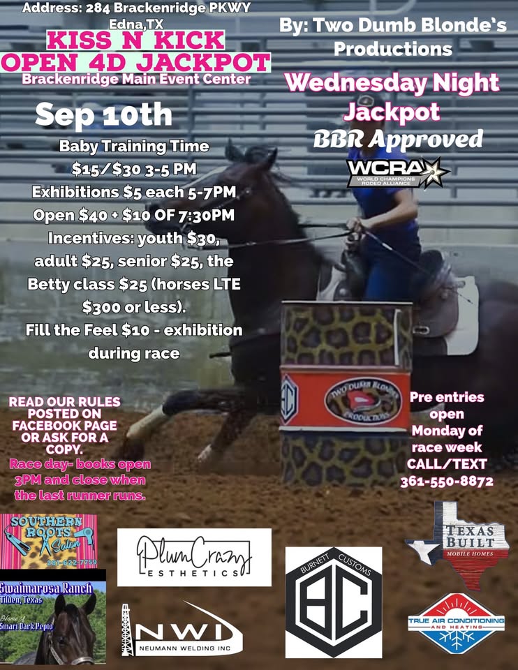 Flyer 1 for Kiss N Kick Open 4D Jackpot