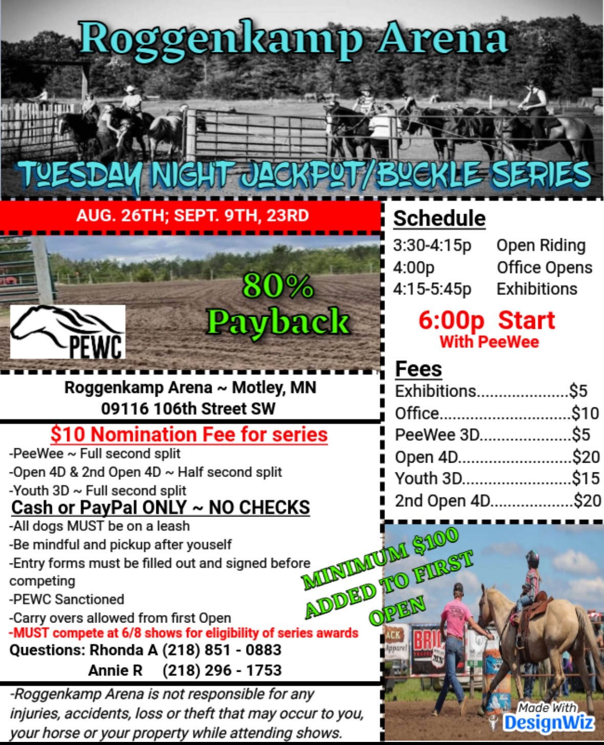 Roggenkamp Tuesday Night Jackpot Buckle Series
