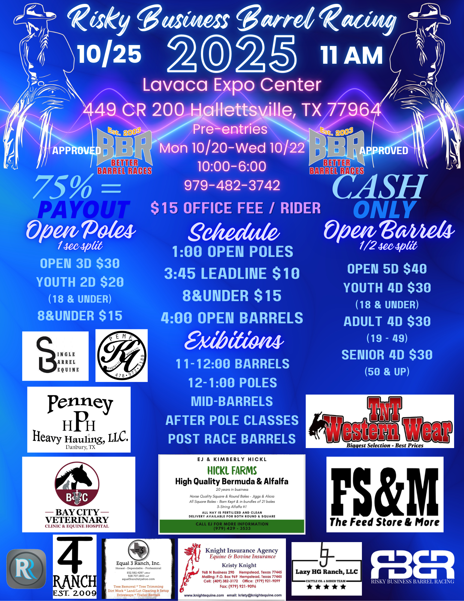 Flyer 1 for Risky Business Barrel Racing