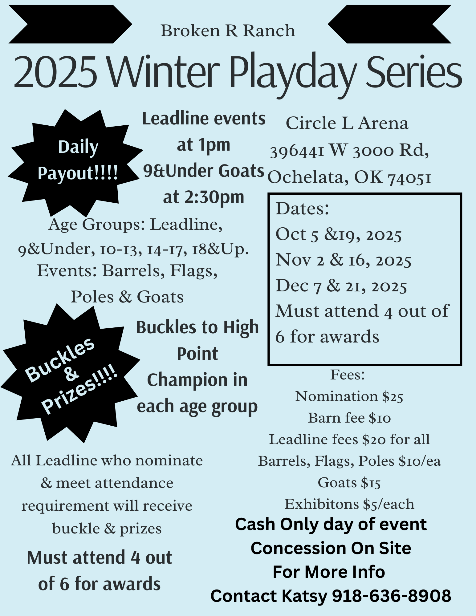 Flyer 1 for Winter Playday Series