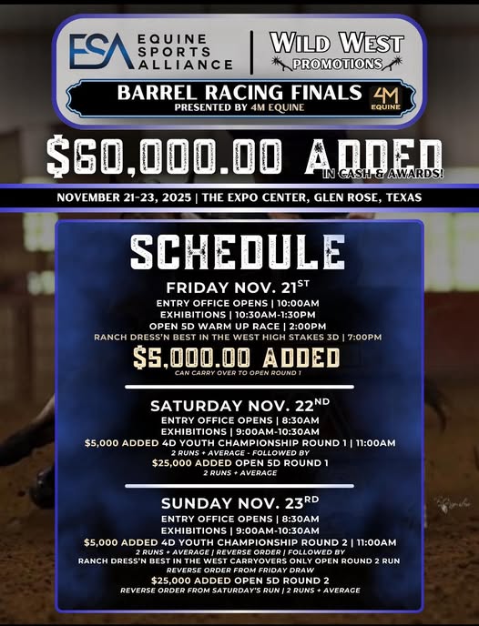 ESA WWP Barrel Racing Finals