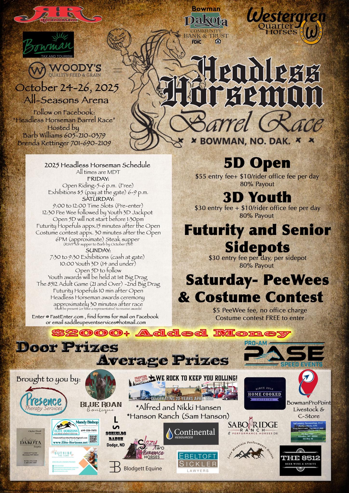 Headless Horseman Barrel Race