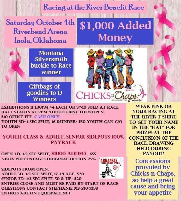 Flyer 1 for Racing at the River Benefit Race